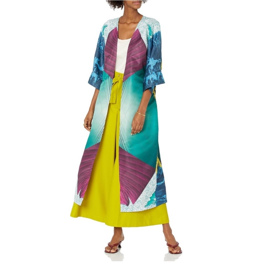 Making the Cut Season 2 Episode 2 Winning Look colorful kimono size M L XL